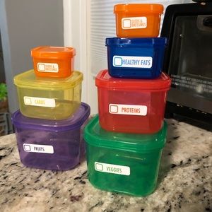 21 Day fix portion control Containers